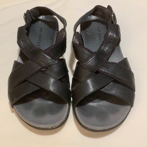 Merrill Bassoon Black Sandals